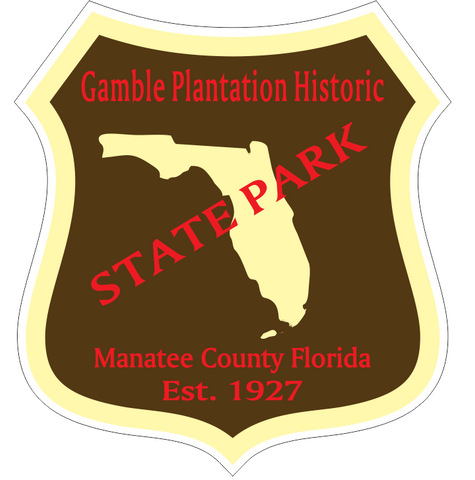 Gamble Plantation Historic Florida State Park Sticker R6731