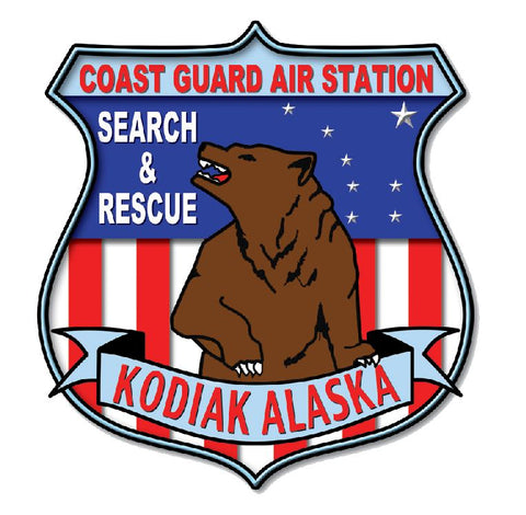 Coast Guard Air Station Kodiak Sticker M731 Alaska