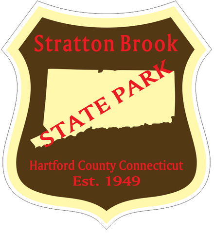 Stratton Brook Connecticut State Park Sticker R6944