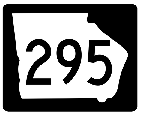 Georgia State Route 295 Sticker R3959 Highway Sign