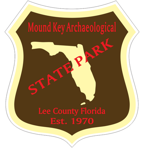 Mound Key Archaeological Florida State Park Sticker R6765