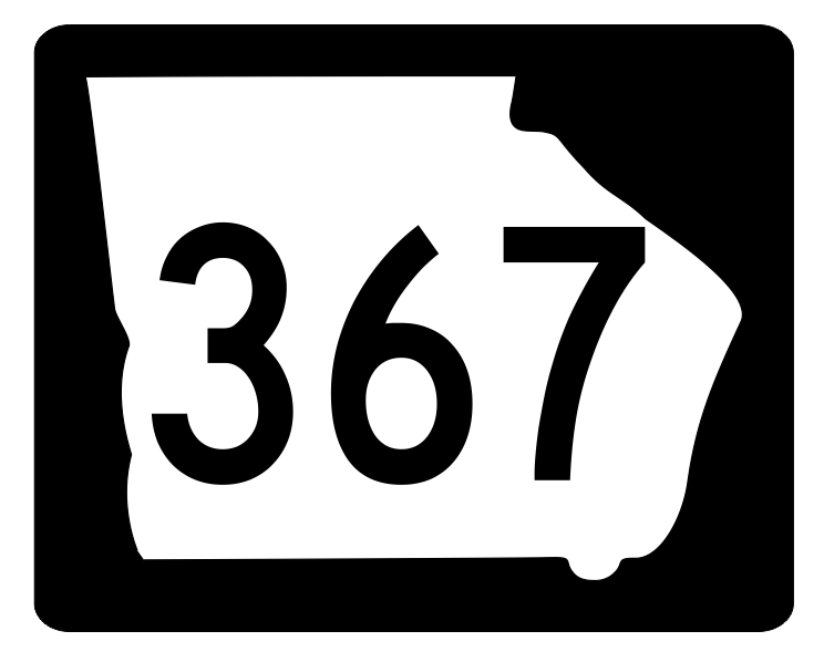 Georgia State Route 367 Sticker R4028 Highway Sign Road Sign Decal