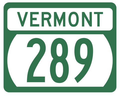 Vermont State Highway 289 Sticker Decal R5349 Highway Route Sign