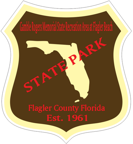 Gamble Rogers Memorial State Recreation Area Florida State Park Sticker R6830