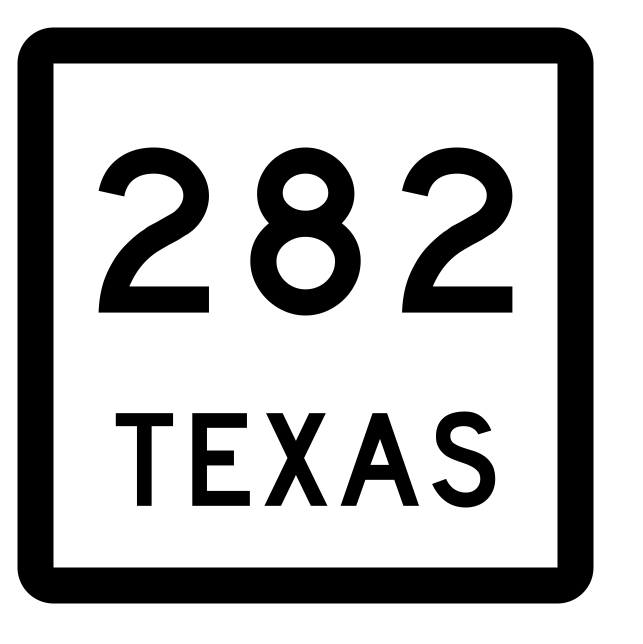 Texas State Highway 282 Sticker Decal R2577 Highway Sign