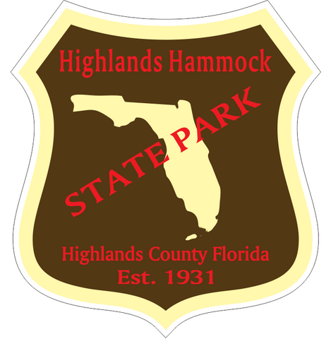 Highlands Hammock Florida State Park Sticker R6736