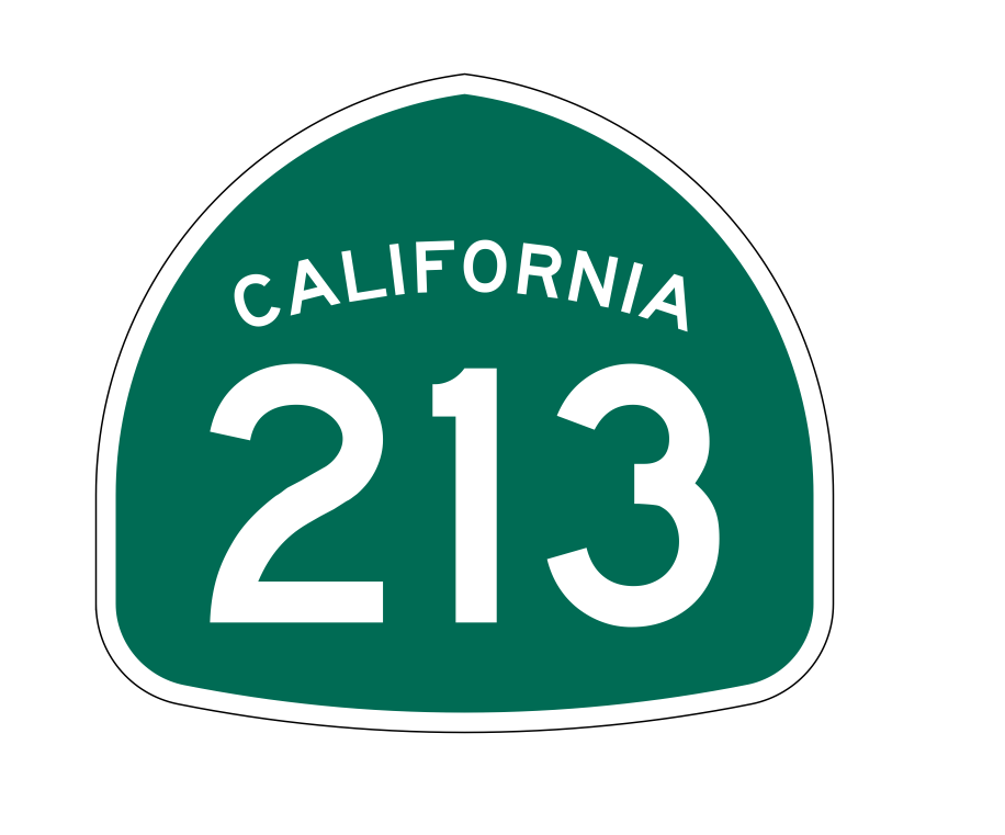 California State Route 213 Sticker Decal R1269 Highway Sign - Winter Park Products