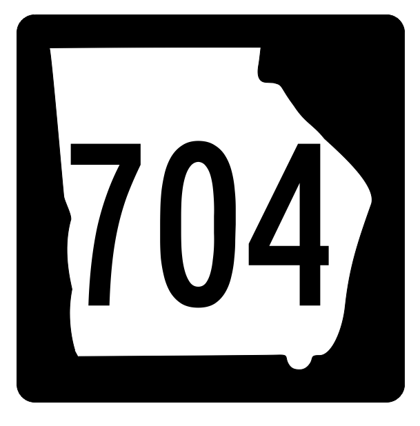 Georgia State Route 704 Sticker R4057 Highway Sign Road Sign Decal