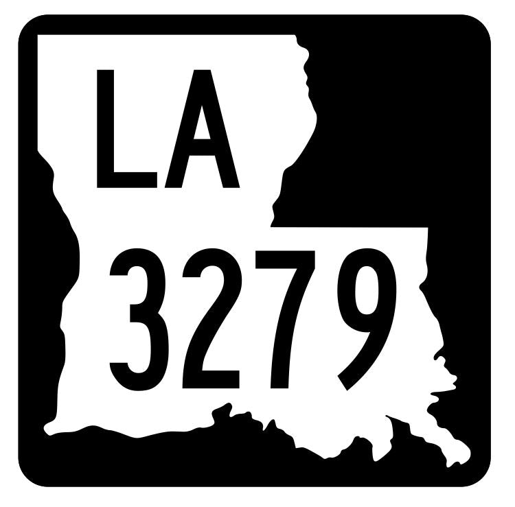 Louisiana State Highway 3279 Sticker Decal R6594 Highway Route Sign