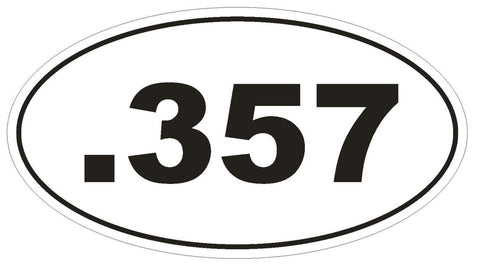  Number 2037 Oval Sticker