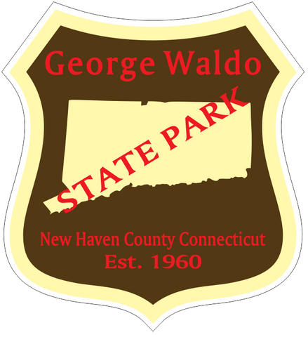 George Waldo Connecticut State Park Sticker R6886