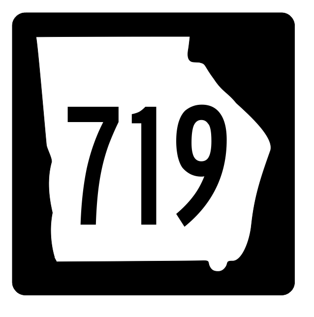 Georgia State Route 719 Sticker R4062 Highway Sign Road Sign Decal