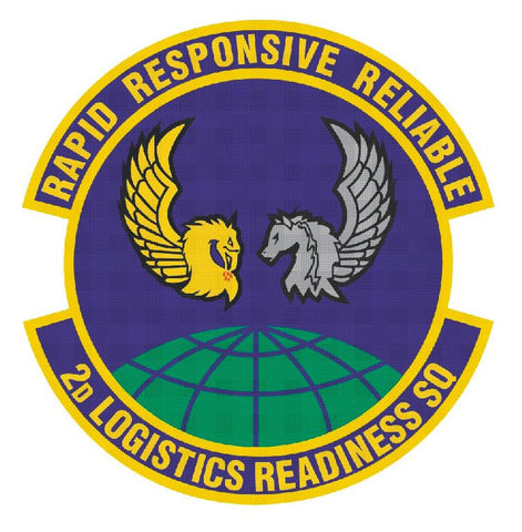 2nd LOGISTICS READINESS SQUADRON Sticker / Military Decal M323 - Winter Park Products