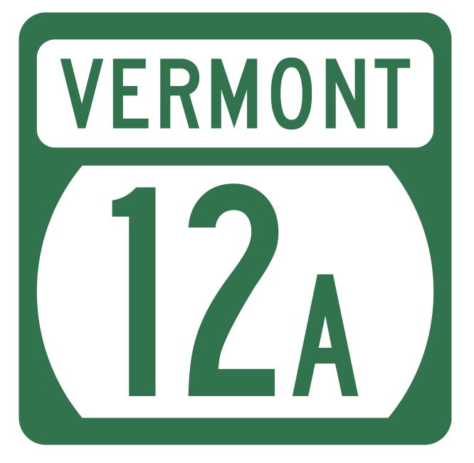 Vermont State Highway 12A Sticker Decal R5273 Highway Route Sign