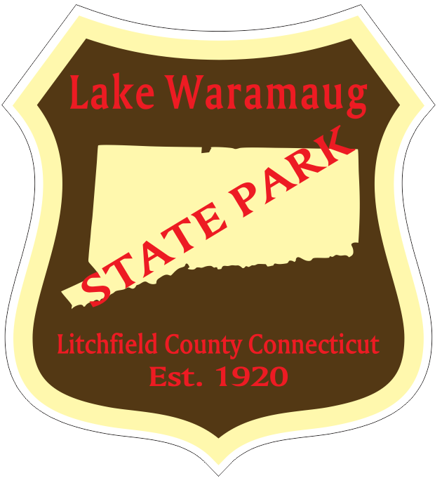 Lake Waramaug Connecticut State Park Sticker 6905