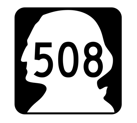 Washington State Route 508 Sticker R2925 Highway Sign Road Sign