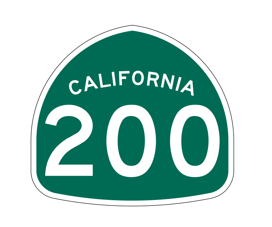 California State Route 200 Sticker Decal R1261 Highway Sign - Winter Park Products