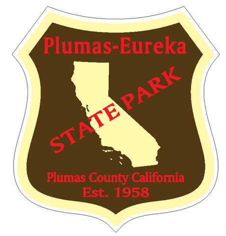 Plumas-Eureka State Park Sticker R6682 California