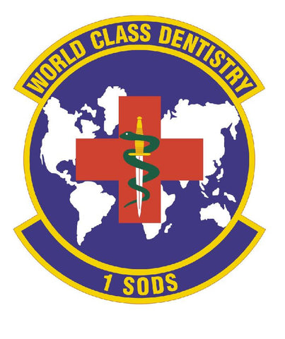 1ST SPECIAL OPERATIONS DENTAL SQUADRON Sticker /  Decal M313 - Winter Park Products