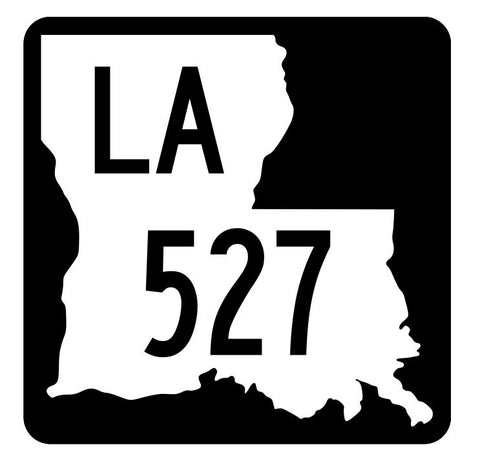 Louisiana State Highway 527 Sticker Decal R5989 Highway Route Sign