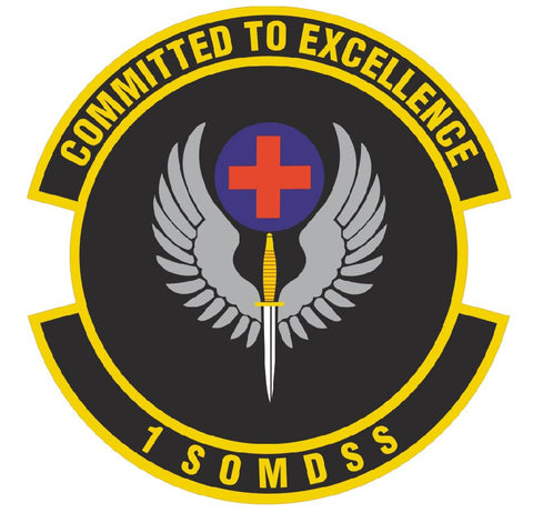 1ST SPECIAL OPERATIONS MEDICAL SUPPORT SQUADRON Sticker /  Decal M315 - Winter Park Products