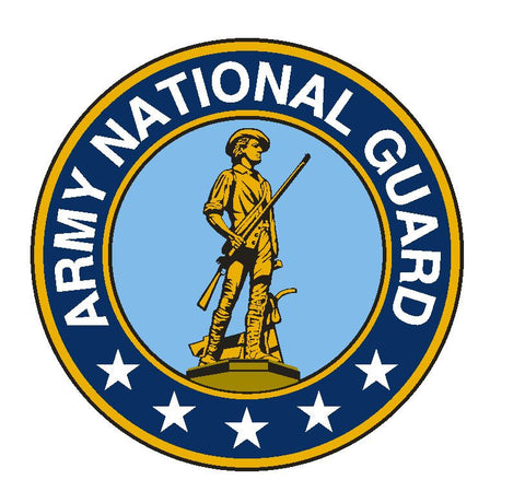 Army National Guard Vinyl Sticker R318 - Winter Park Products